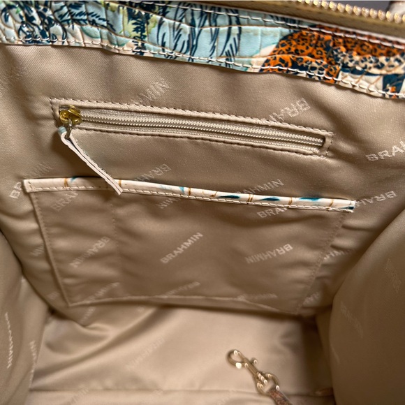 Brahmin Caroline Souvenir Ombre Melbourne Leather Satchel - Picture 8 of 13